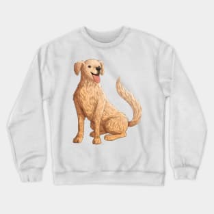 Golden Lab Puppy Crewneck Sweatshirt